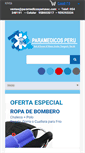 Mobile Screenshot of paramedicosperusac.com